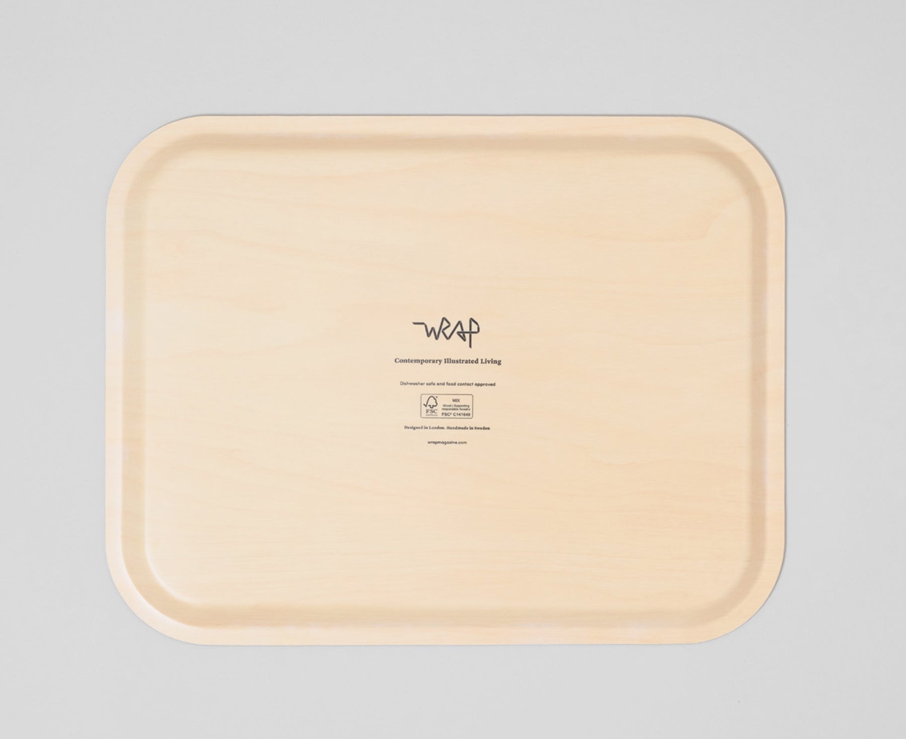 Abstract Rectangular Tray by Wrap