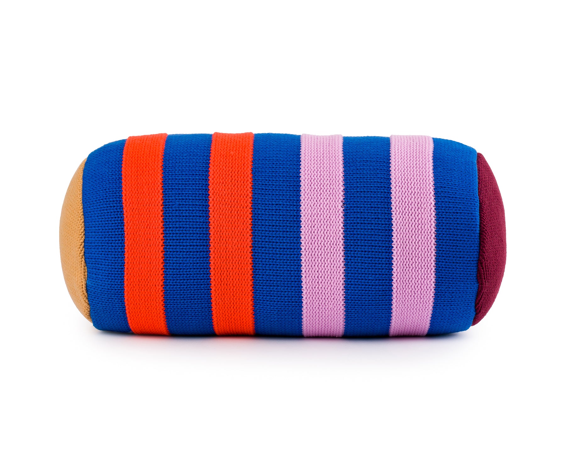 Bolster Pillow in Cobalt Quattro Stripe by Verloop