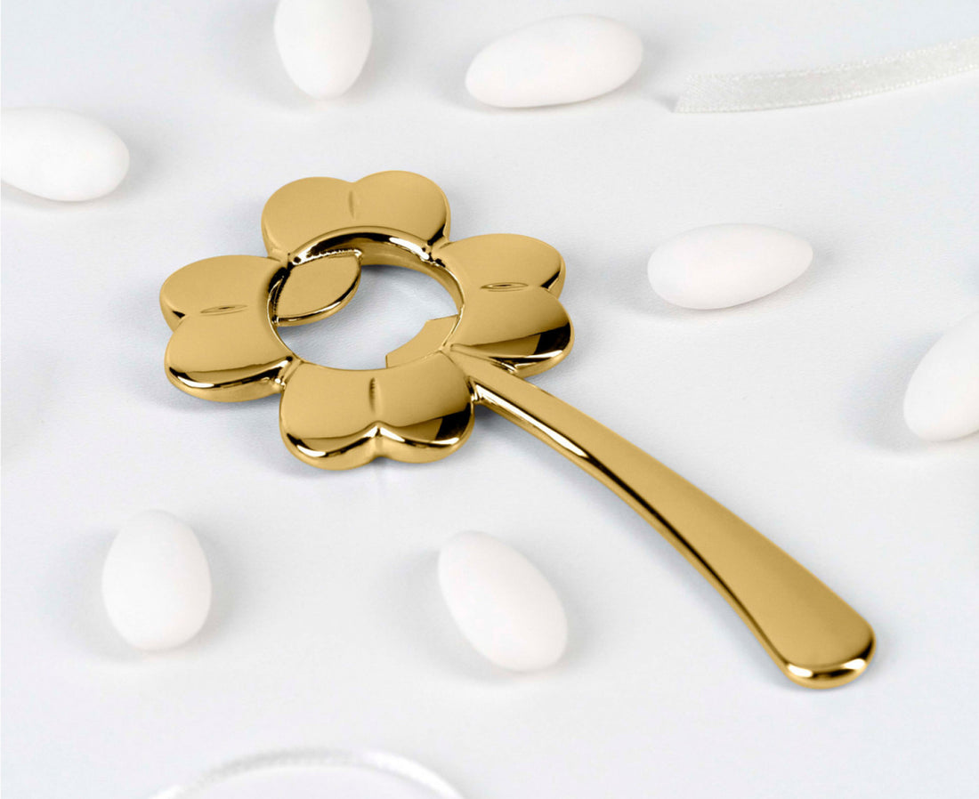 Quadrifoglio Bottle Opener in Gold by Casa Bugatti