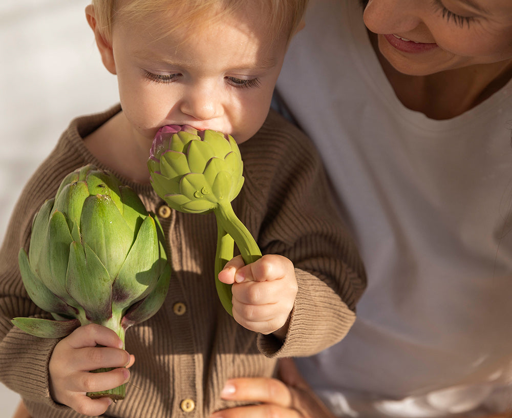 Artichoke Chewable Rattle by Oli & Carol