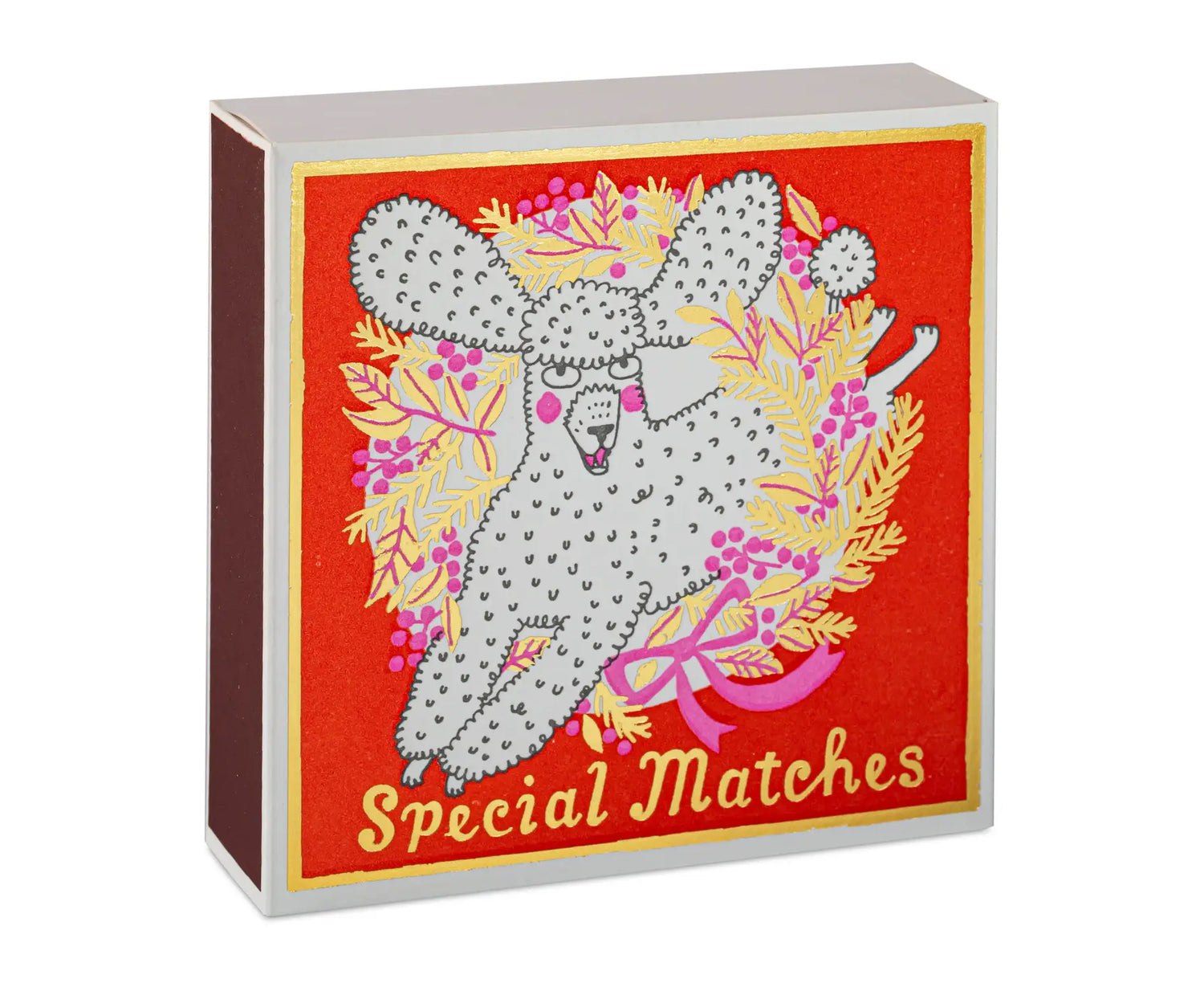 Square Matches - Christmas Poodle - by Archivist Gallery