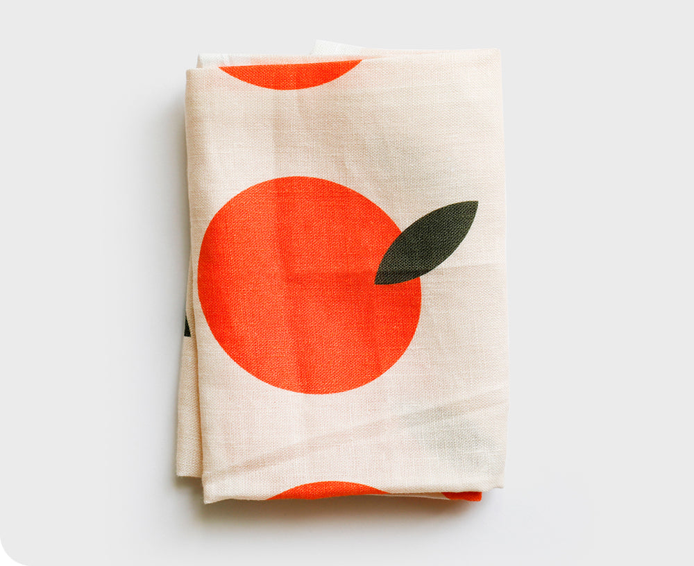 Clementine Dish Towel by Lettuce