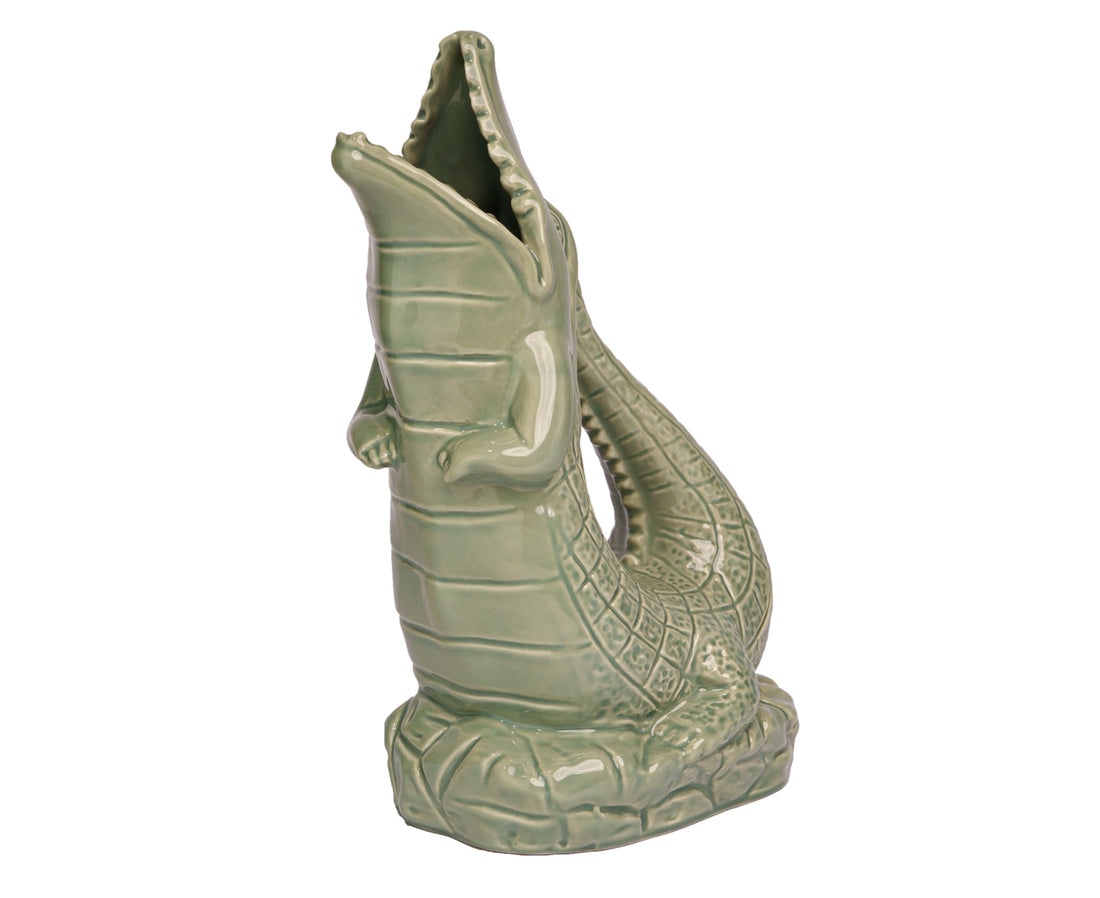 Croggle Water Pitcher in Sage by The Original Gluggle Jug Factory