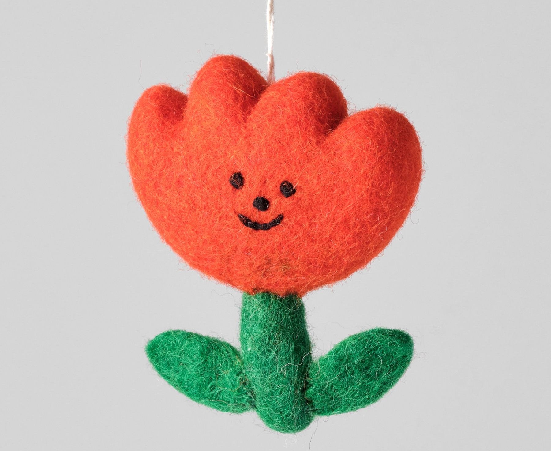 Hanging Felt Ornament - Flower - by Wrap