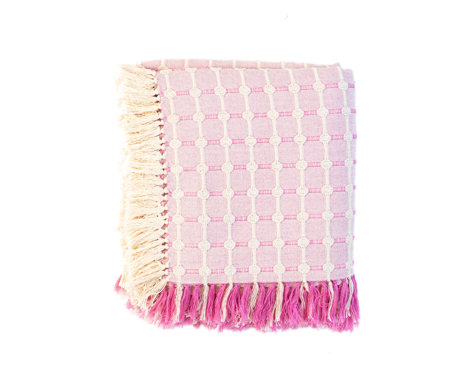 Hopsack Tablecloth in Bazooka by Dove & Donkey