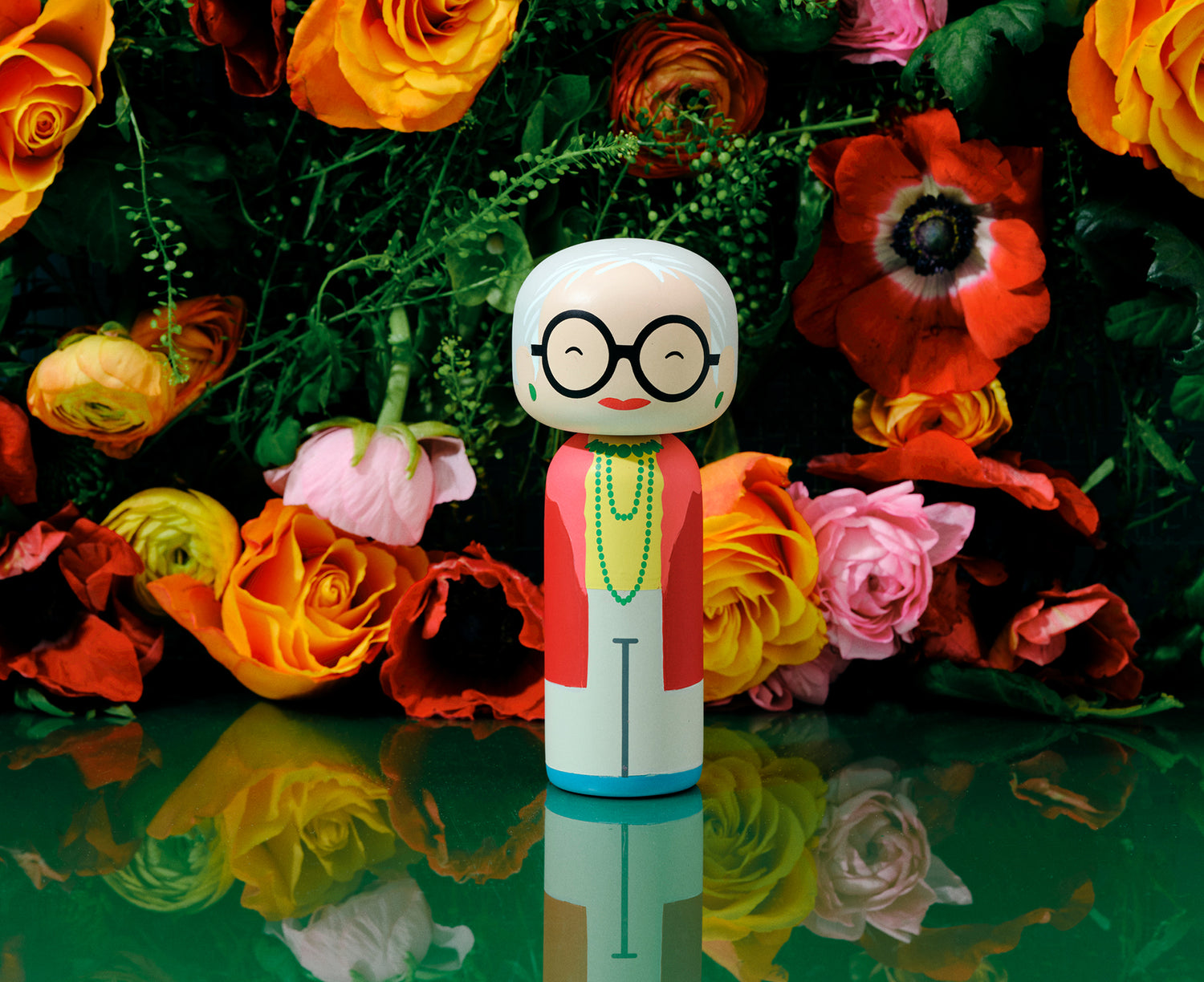 Iris Limited Edition Kokeshi Doll by Sketch.inc for Lucie Kaas