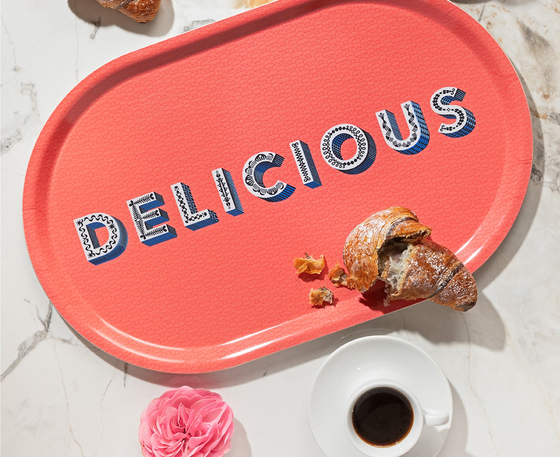 Oval Word Tray - Delicious - by Jamida