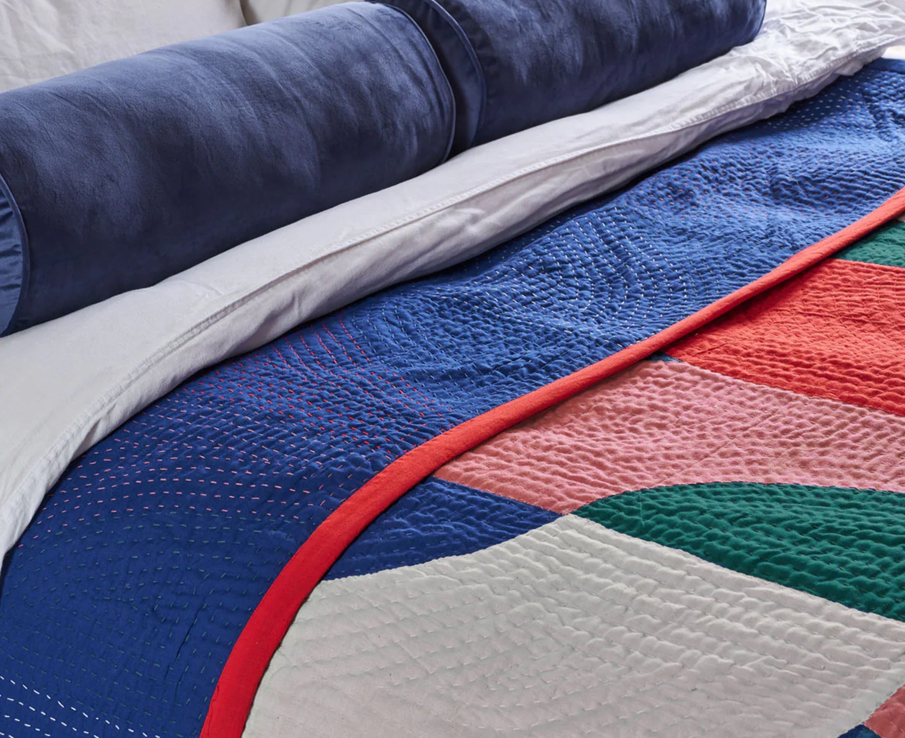 Kaleidoscope Handmade Cotton Quilt by Wrap