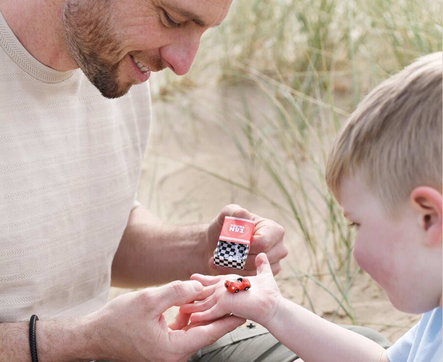 Tiny Ceramic Matchbox Token - Car - by Lisa Angel