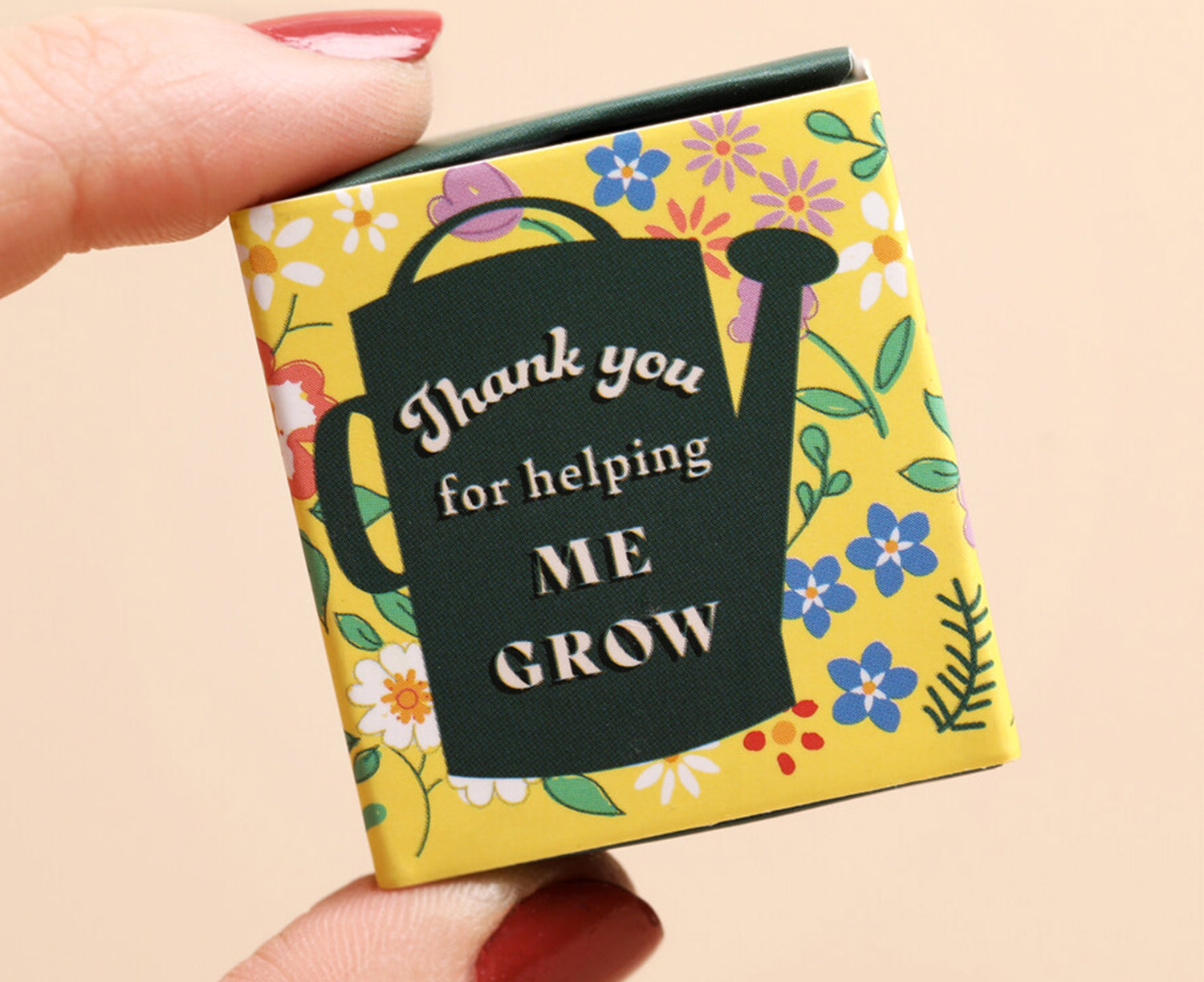 Tiny Ceramic Matchbox Token - Flowerpot - by Lisa Angel