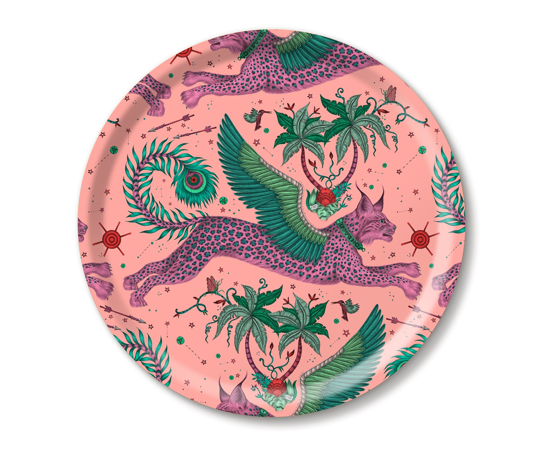 Lynx Round Tray by Jamida