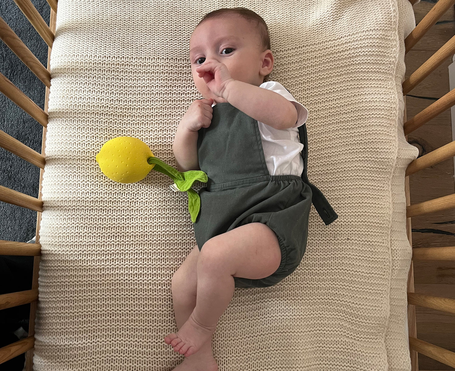 Chewable Pacifier Case - Lemon - by Oli & Carol