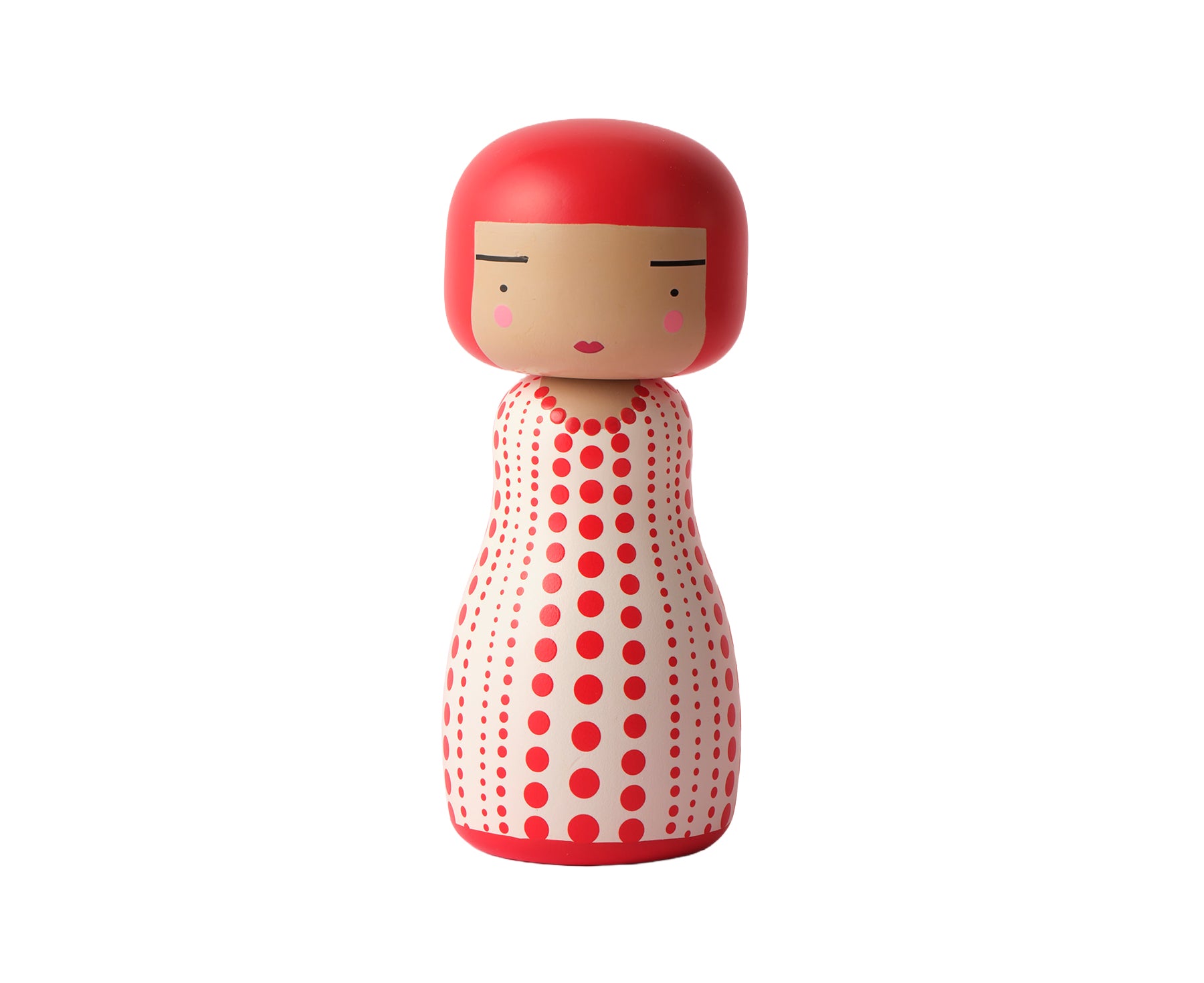 Dot Kokeshi Doll - Limited Edition Red - by Sketch.inc for Lucie