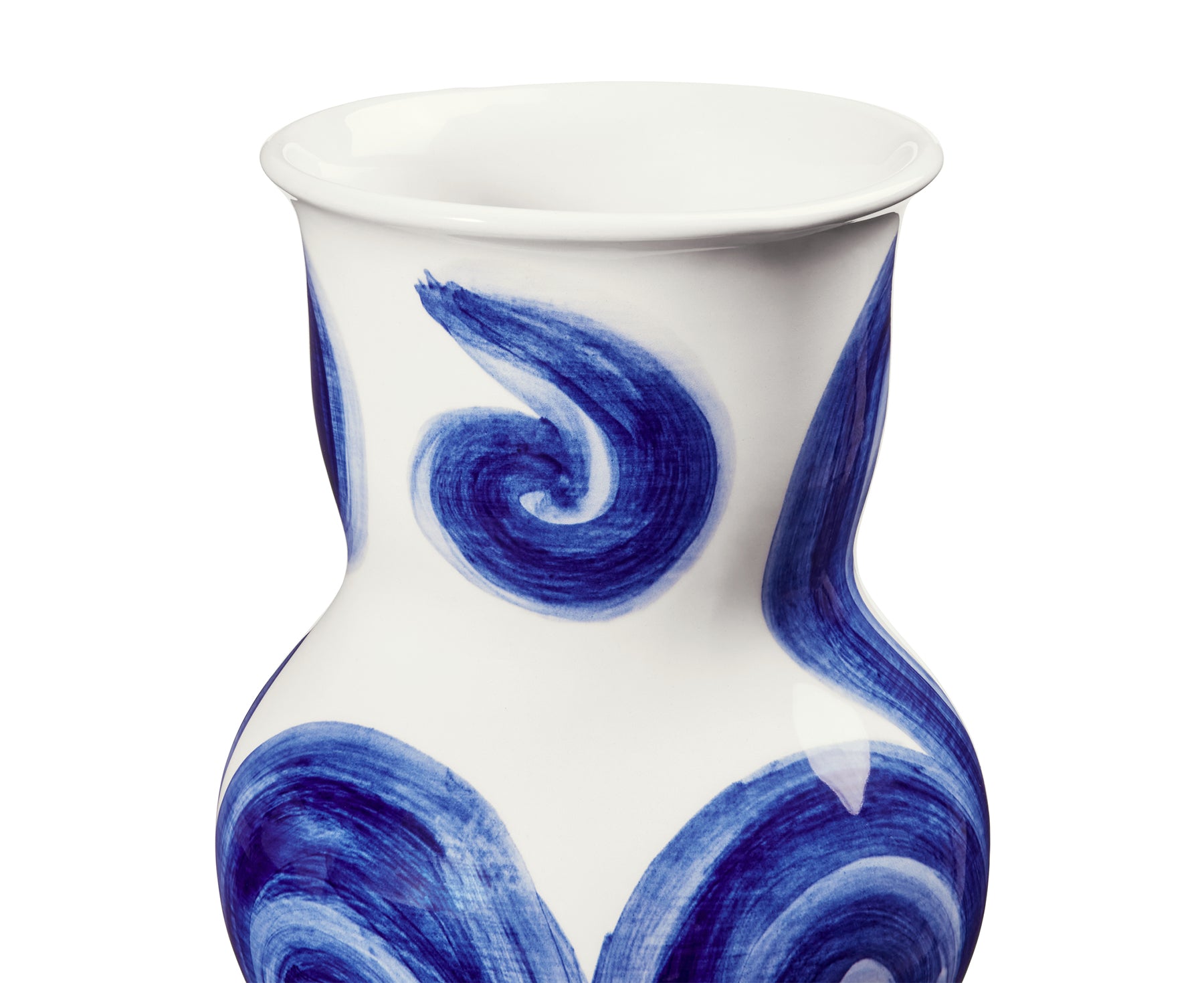 Tulle Large Ceramic Vase by Kähler