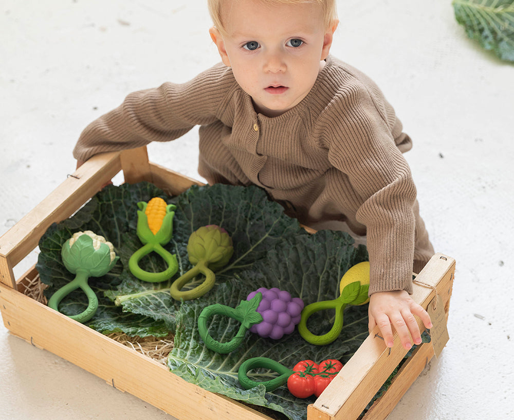 Tomatoes Chewable Rattle by Oli & Carol