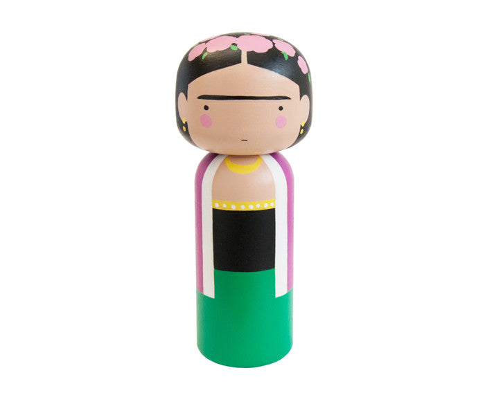 Frida Kokeshi Doll by Sketchinc.