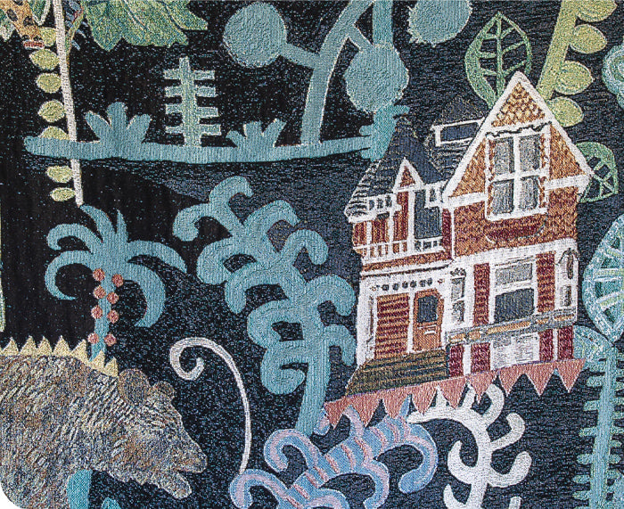 Little Bear Woven Blanket by Lucy Tiffney