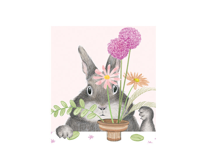 Bunny with Flowers Mother&