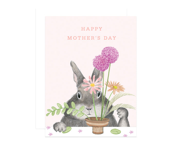 Bunny with Flowers Mother&