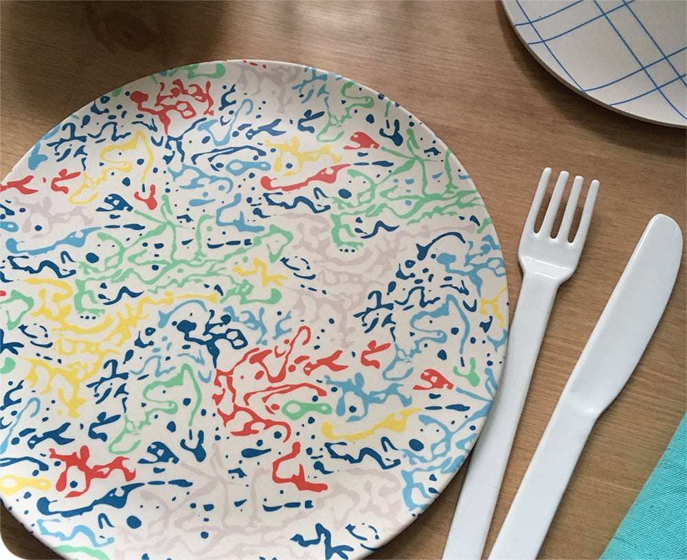 Carwash Dinner Plate by Xenia Taler