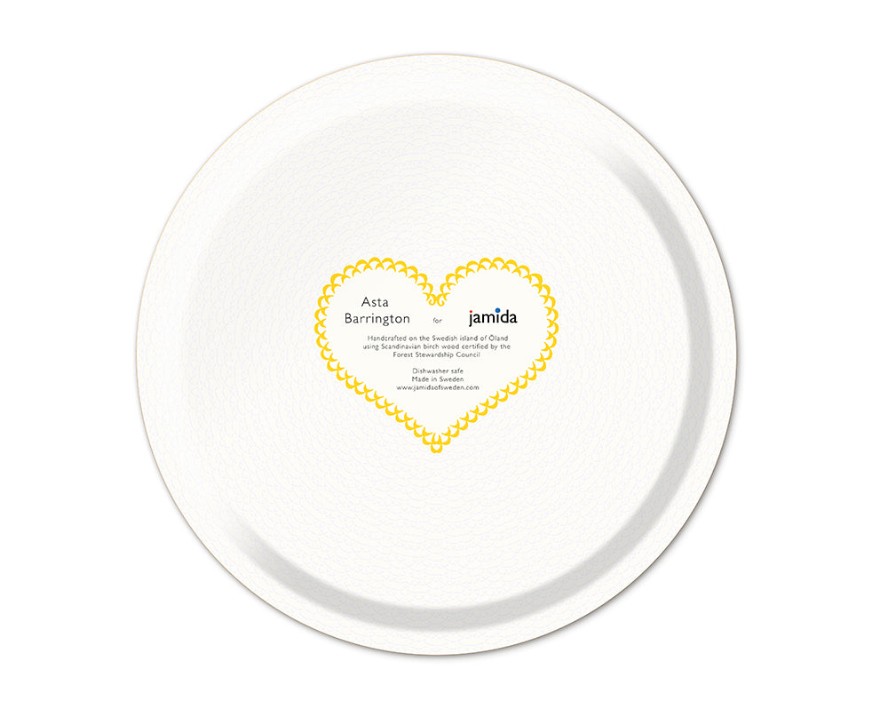 Round Word Tray - Cheese - by Jamida