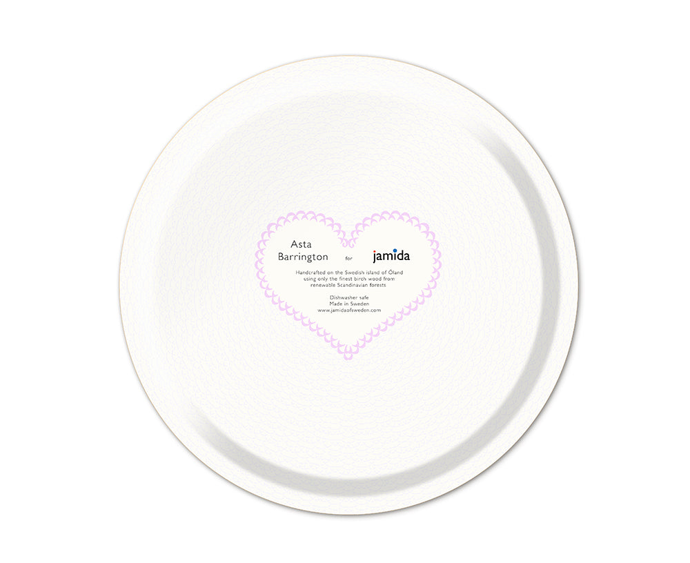 Word Round Tray - Hot Chocolate - by Jamida