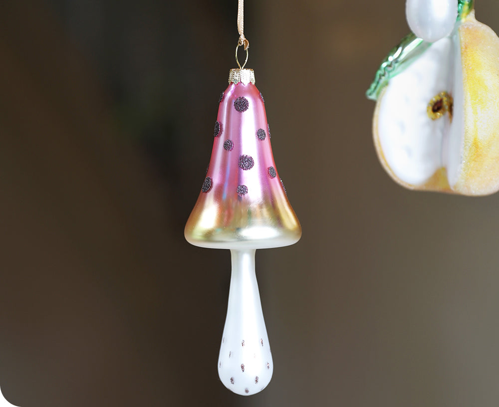 Mushroom Ornament - Purple - by &Klevering