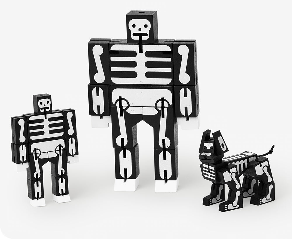 Cubebot Milo Micro Skeleton by Areaware