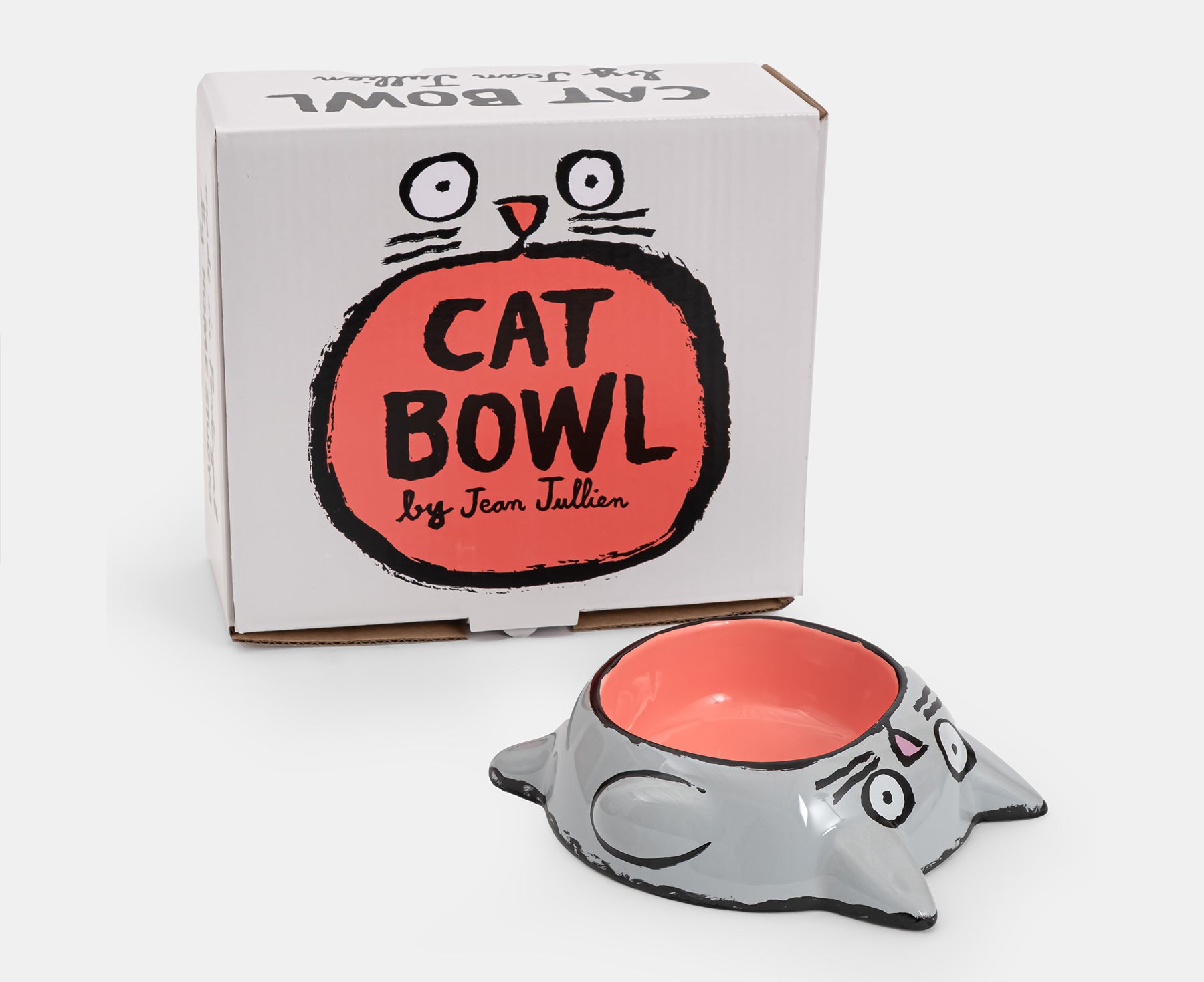 Cat Bowl by Home Studyo and illustrated box.