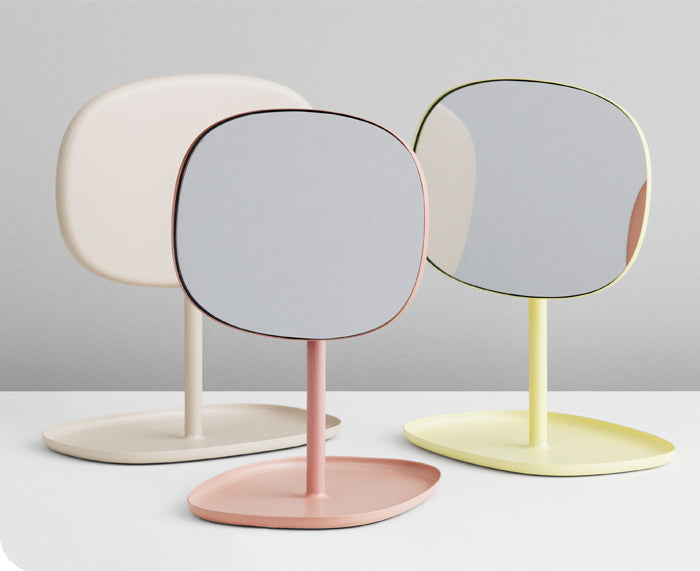 Flip Mirror in Lemon by Normann Copenhagen