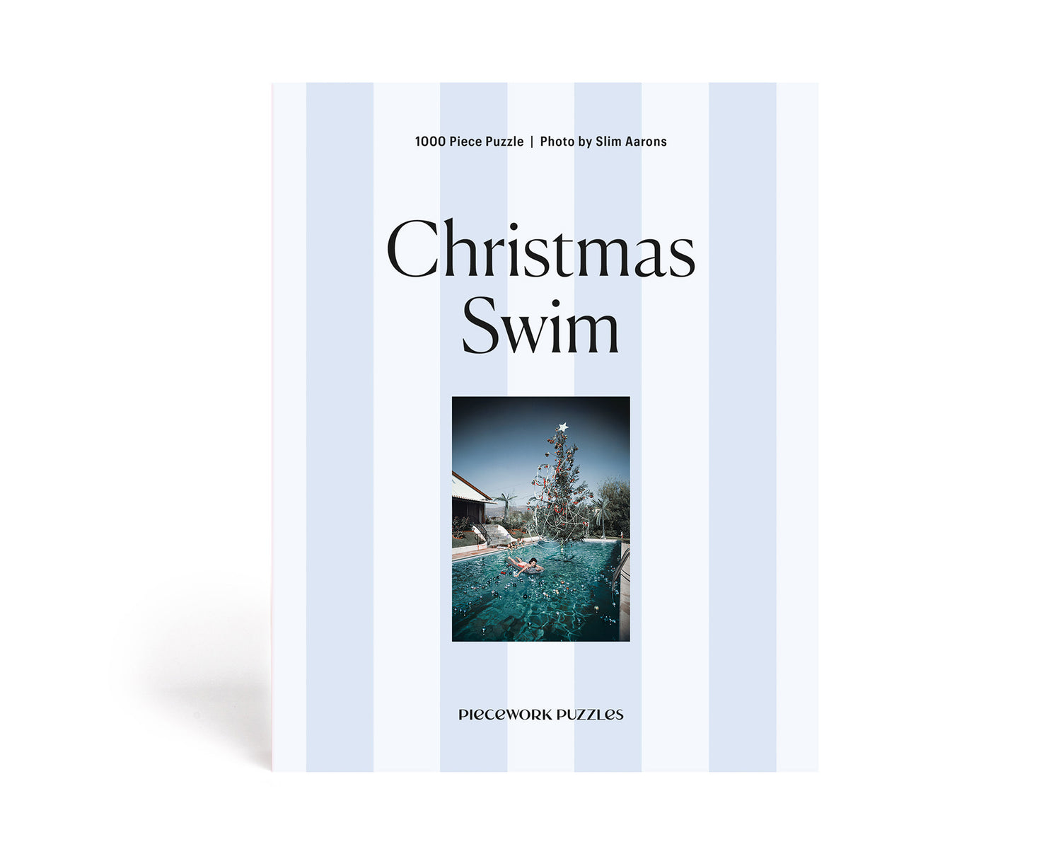 1000-Piece Puzzle - Christmas Swim - by Piecework