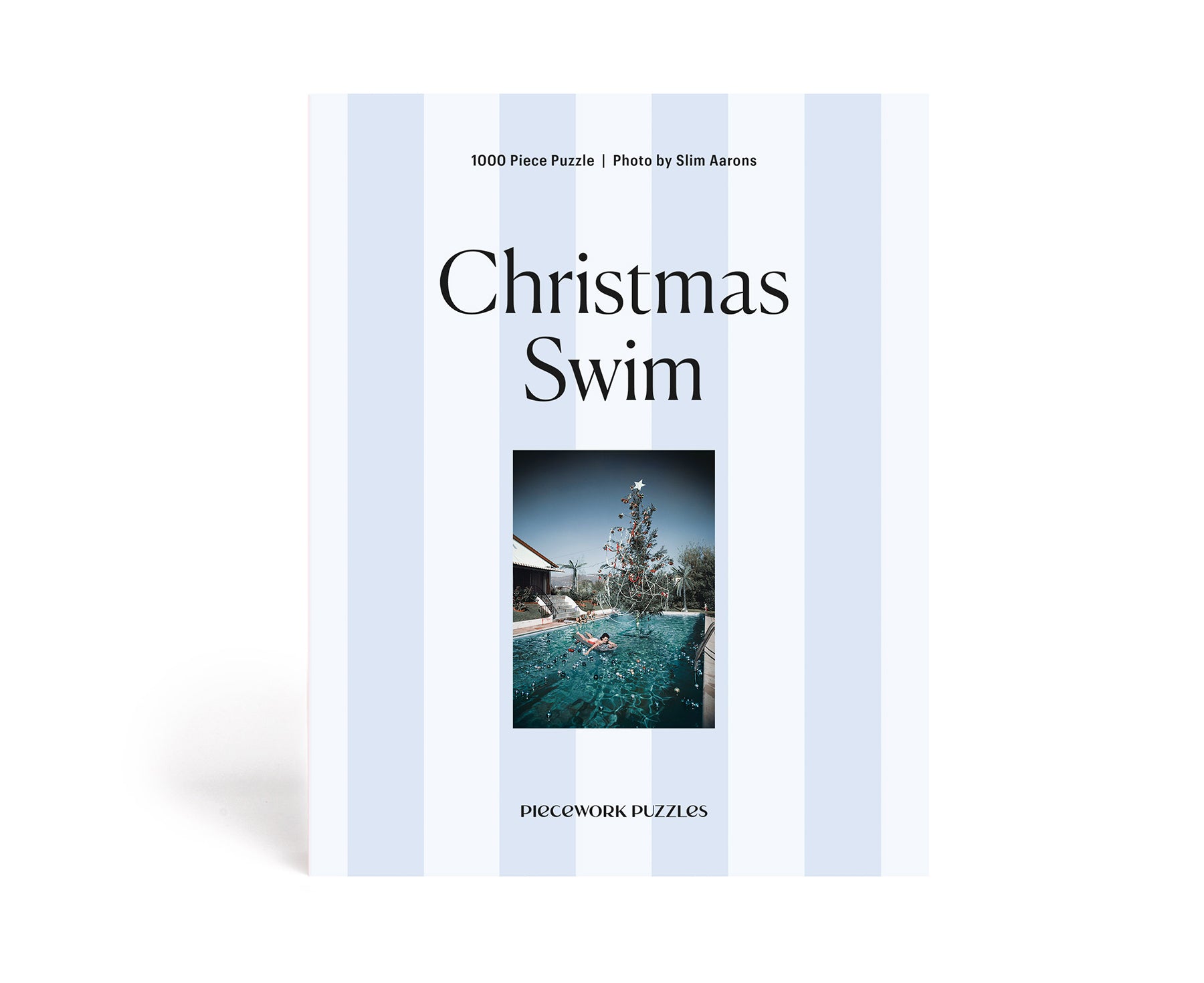 1000-Piece Puzzle - Christmas Swim - by Piecework