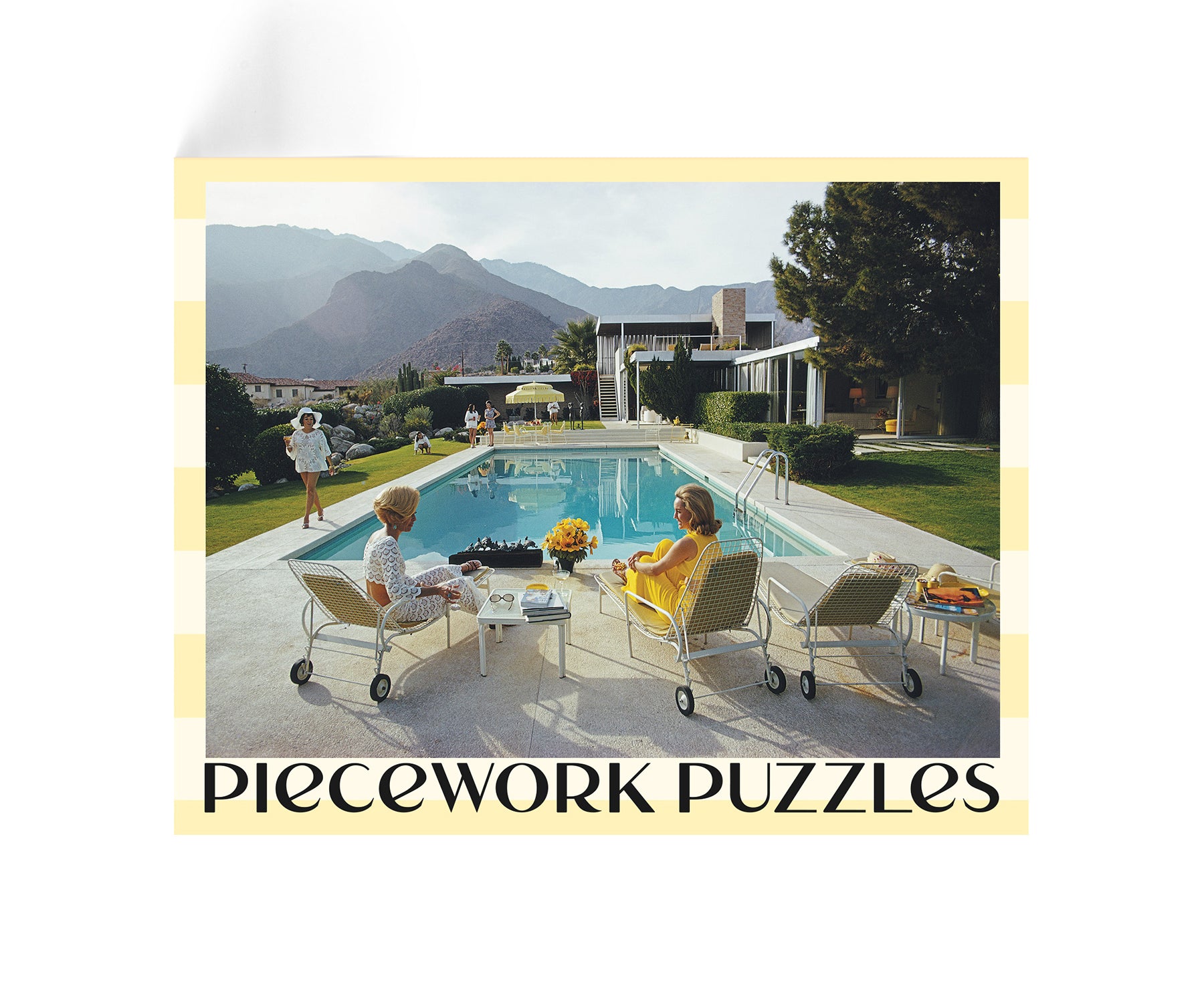 1000-Piece Puzzle - Poolside Gossip - by Piecework