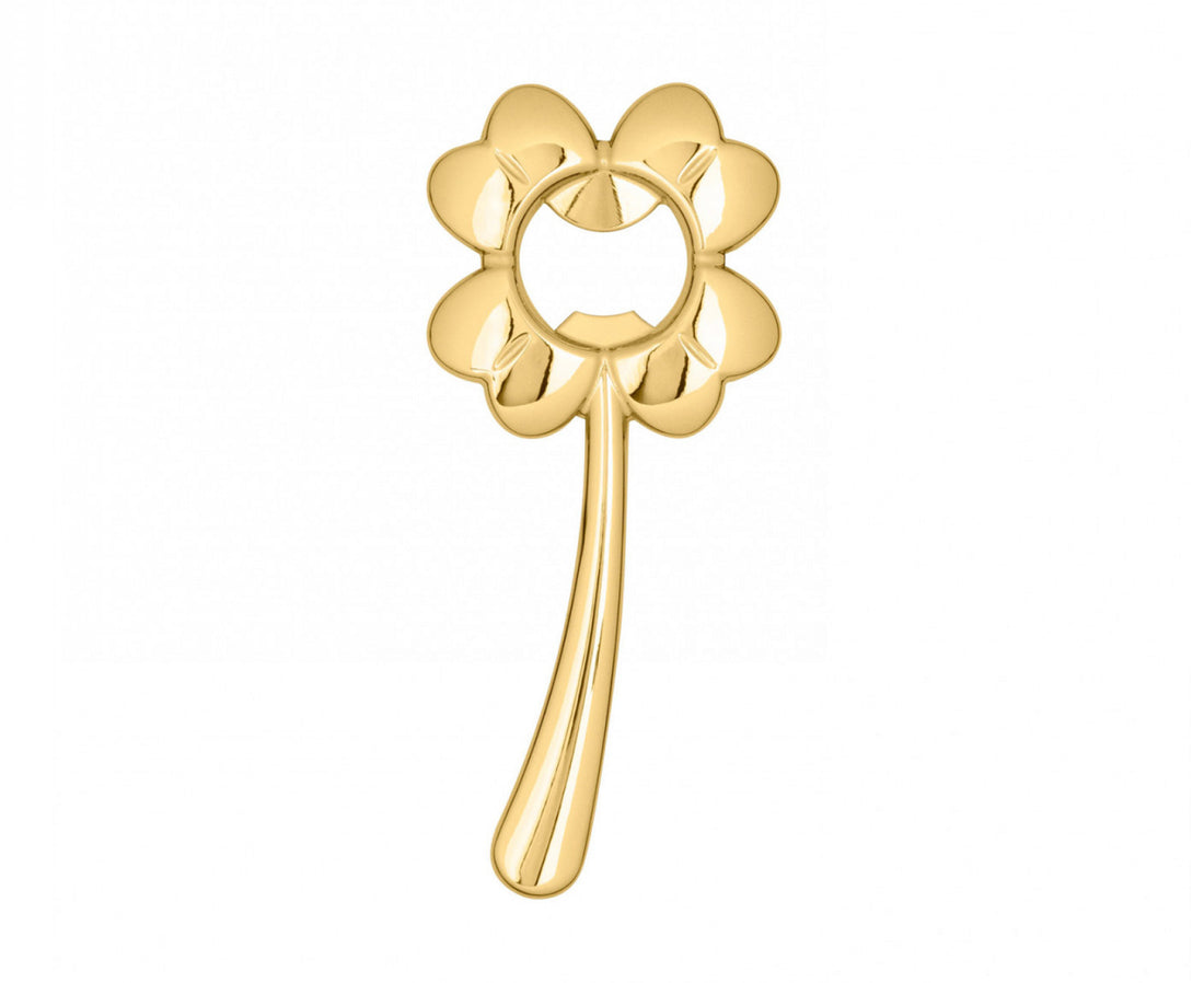 Quadrifoglio Bottle Opener in Gold by Casa Bugatti