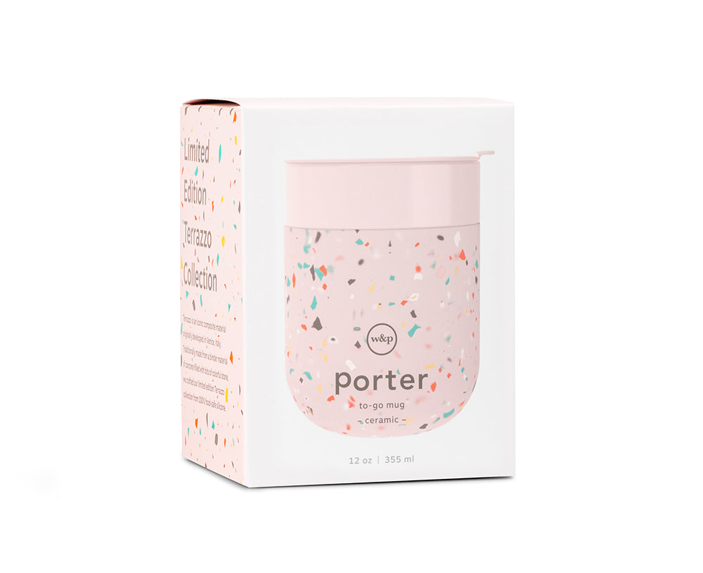 W&P Porter Ceramic Mug 12oz — Package + Press