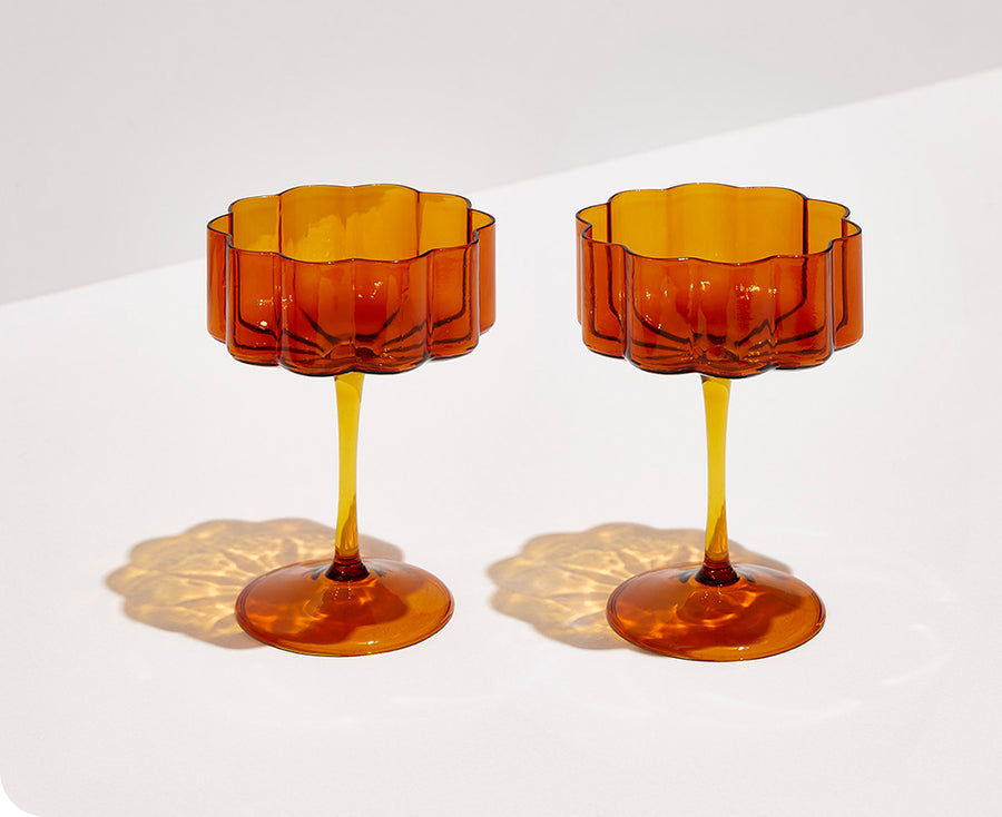 Wave Coupe Set in Amber by Fazeek