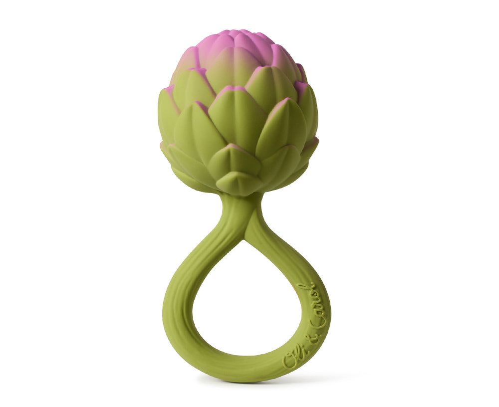 Artichoke Chewable Rattle by Oli &amp; Carol