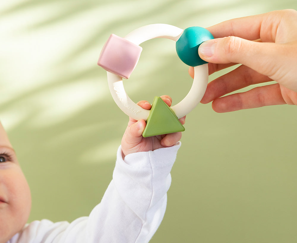 Bauhaus Chewable Toy in Pastel Colors by Oli &amp; Carol
