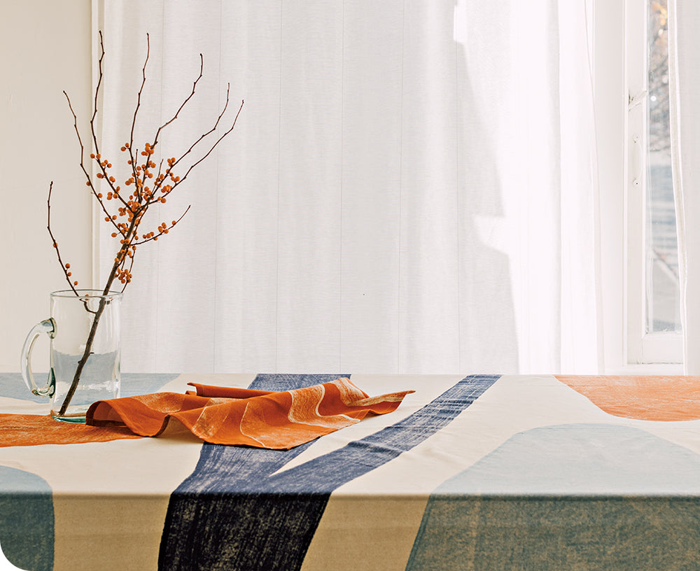 Canvas Cotton Tablecloth by Danica Heirloom