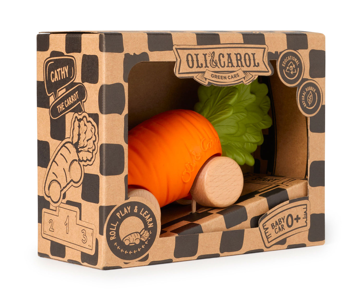 Car Toy - Carrot - by Oli &amp; Carol