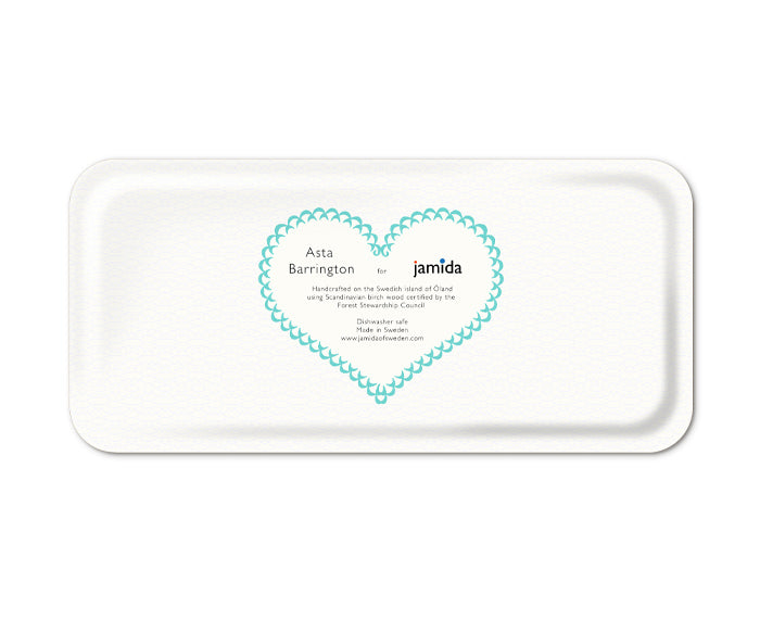 Word Rectangular Tray - Salute - by Jamida