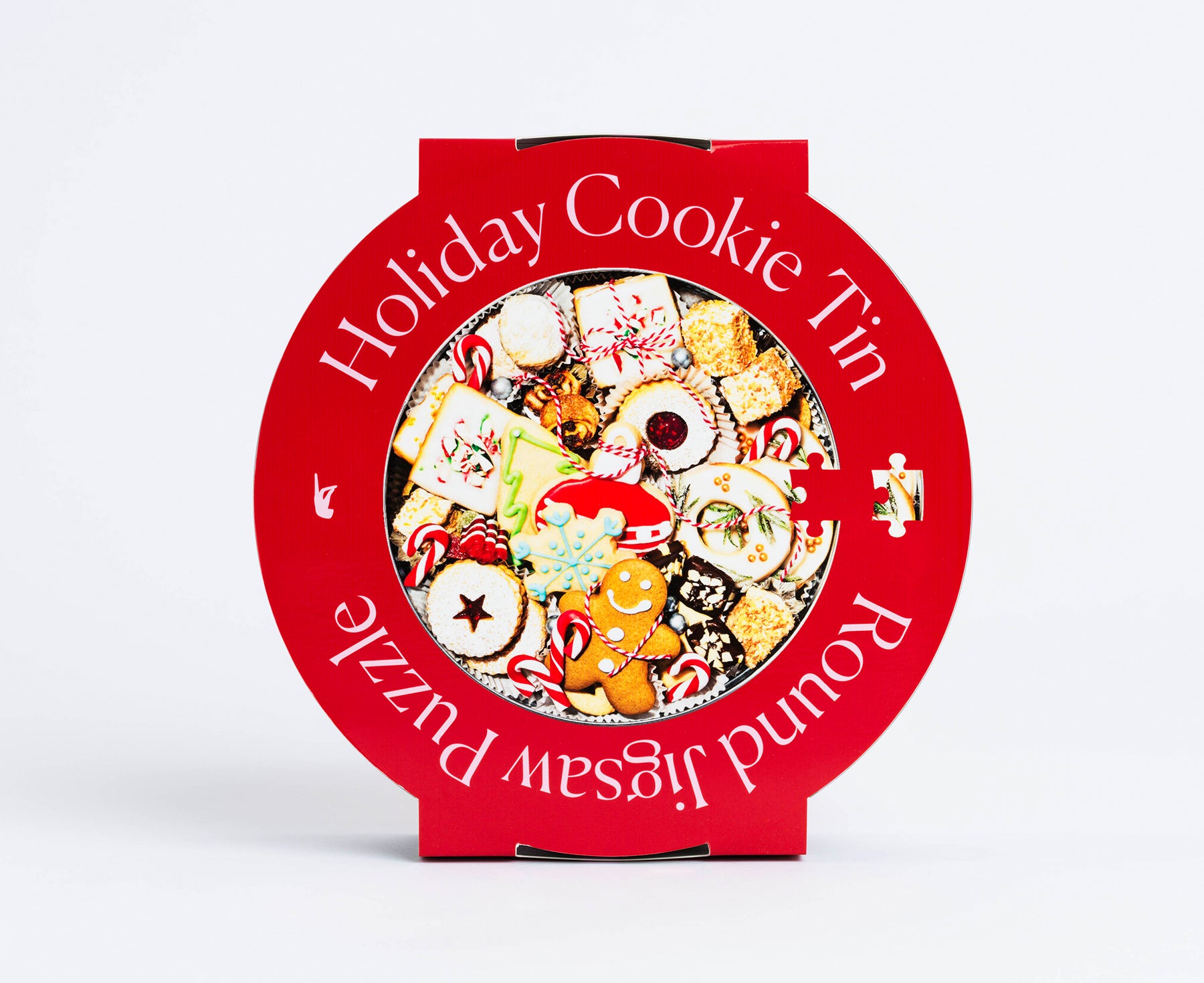 750-Piece Puzzle - Holiday Cookie Tin - by Piecework