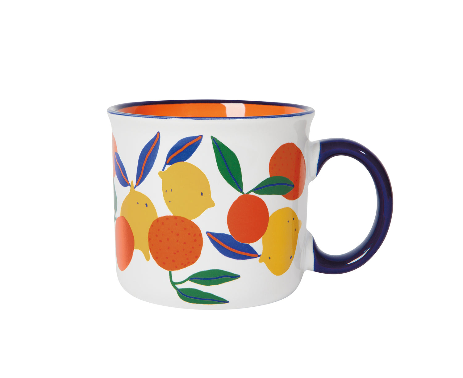 Citrus Burst Large Mug by Danica Jubilee