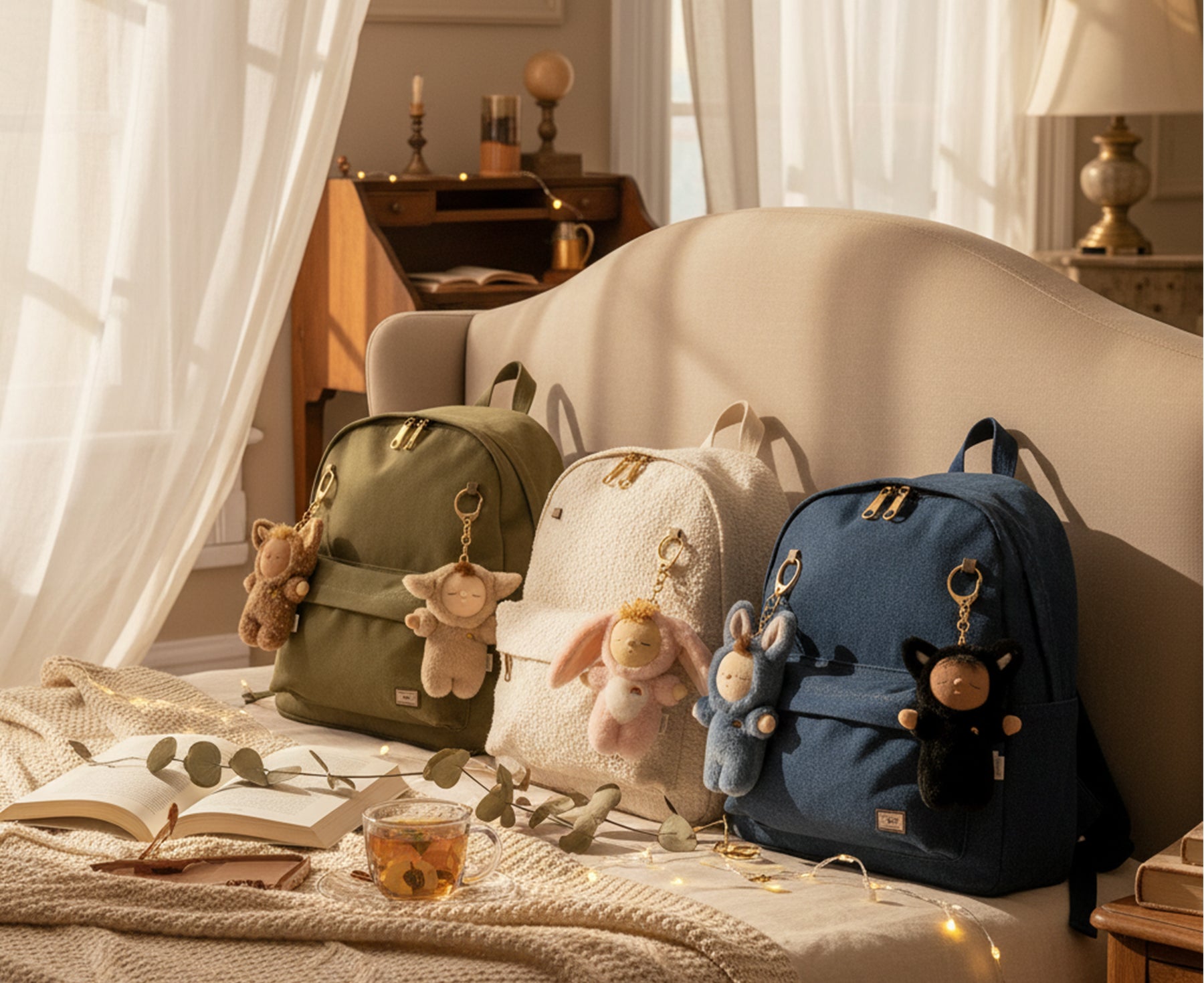 Cozy Dinkum Bag Charm - Fox Finnley - by Olli Ella – Gretel Home