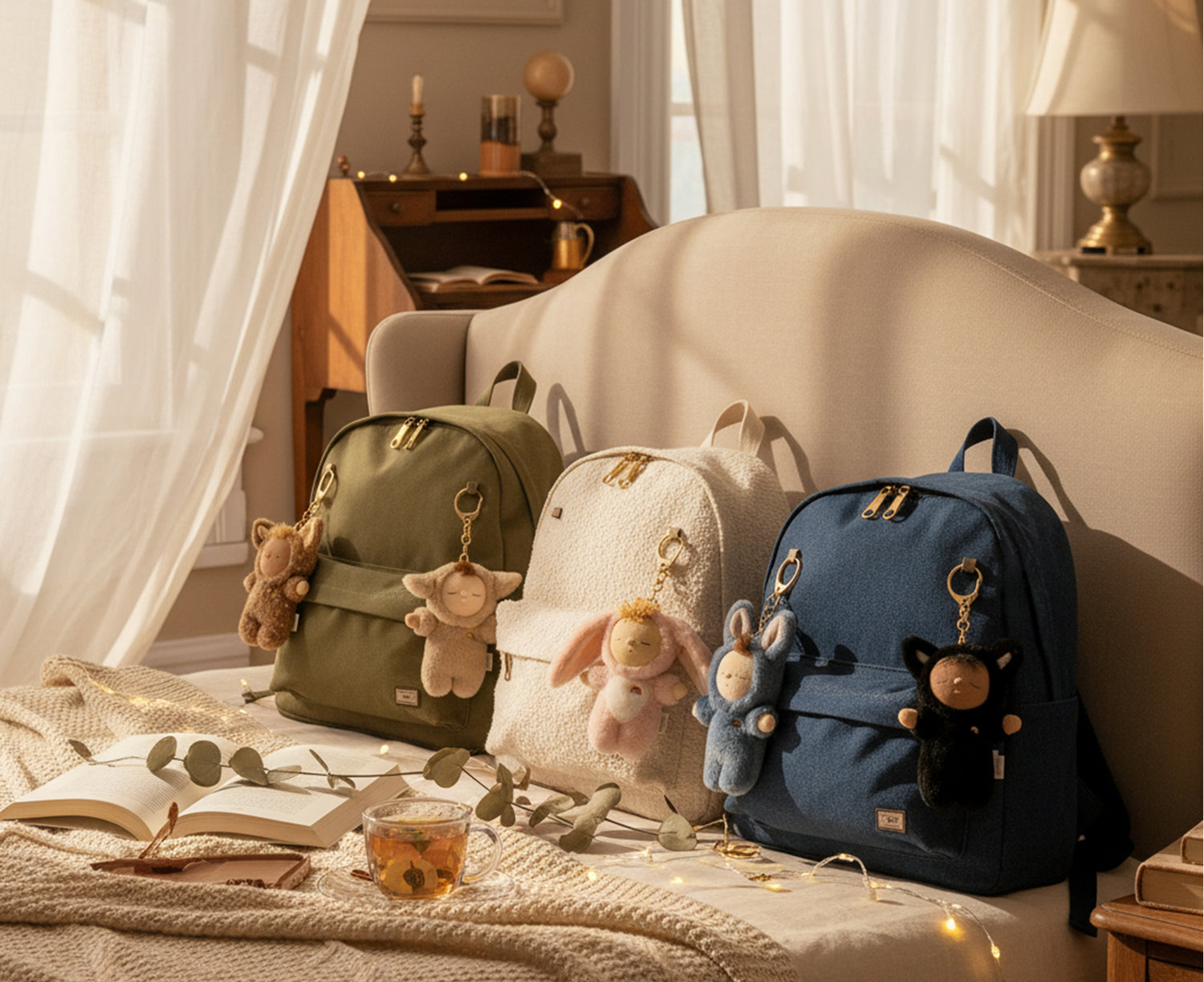 Cozy Dinkum Bag Charm - Fox Finnley - by Olli Ella