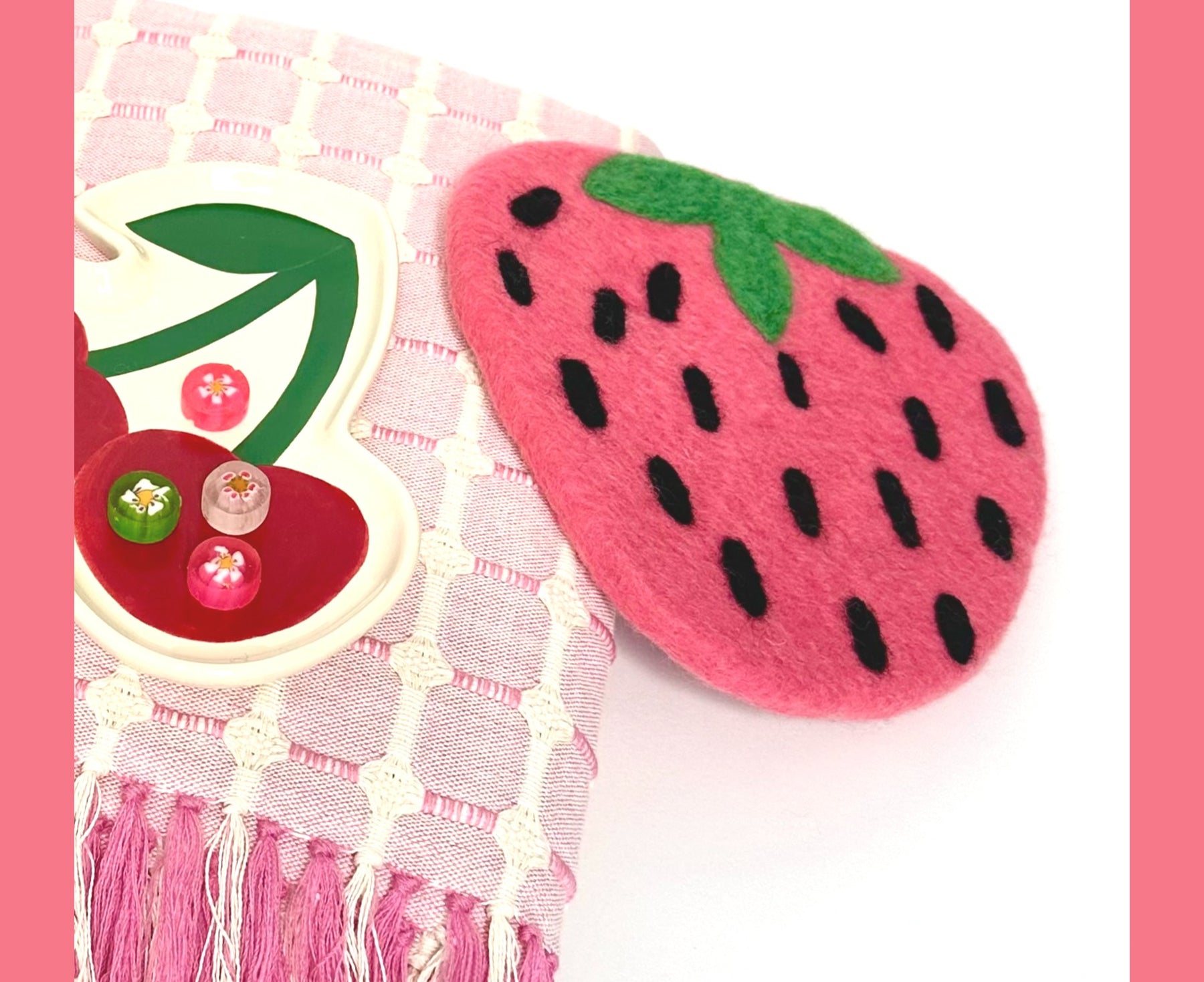 Strawberry Trivet by Danica Jubilee