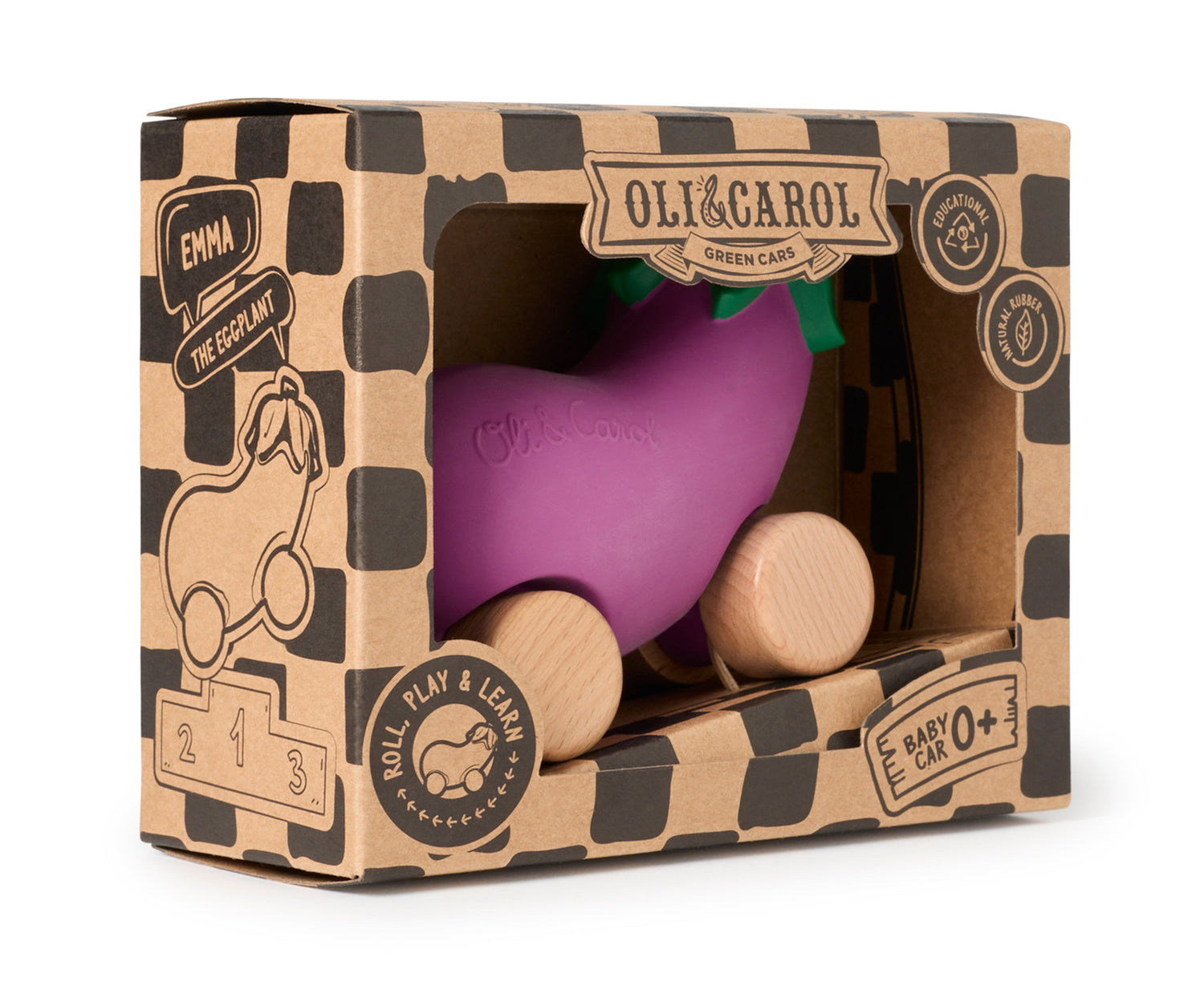 Car Toy - Eggplant - by Oli &amp; Carol