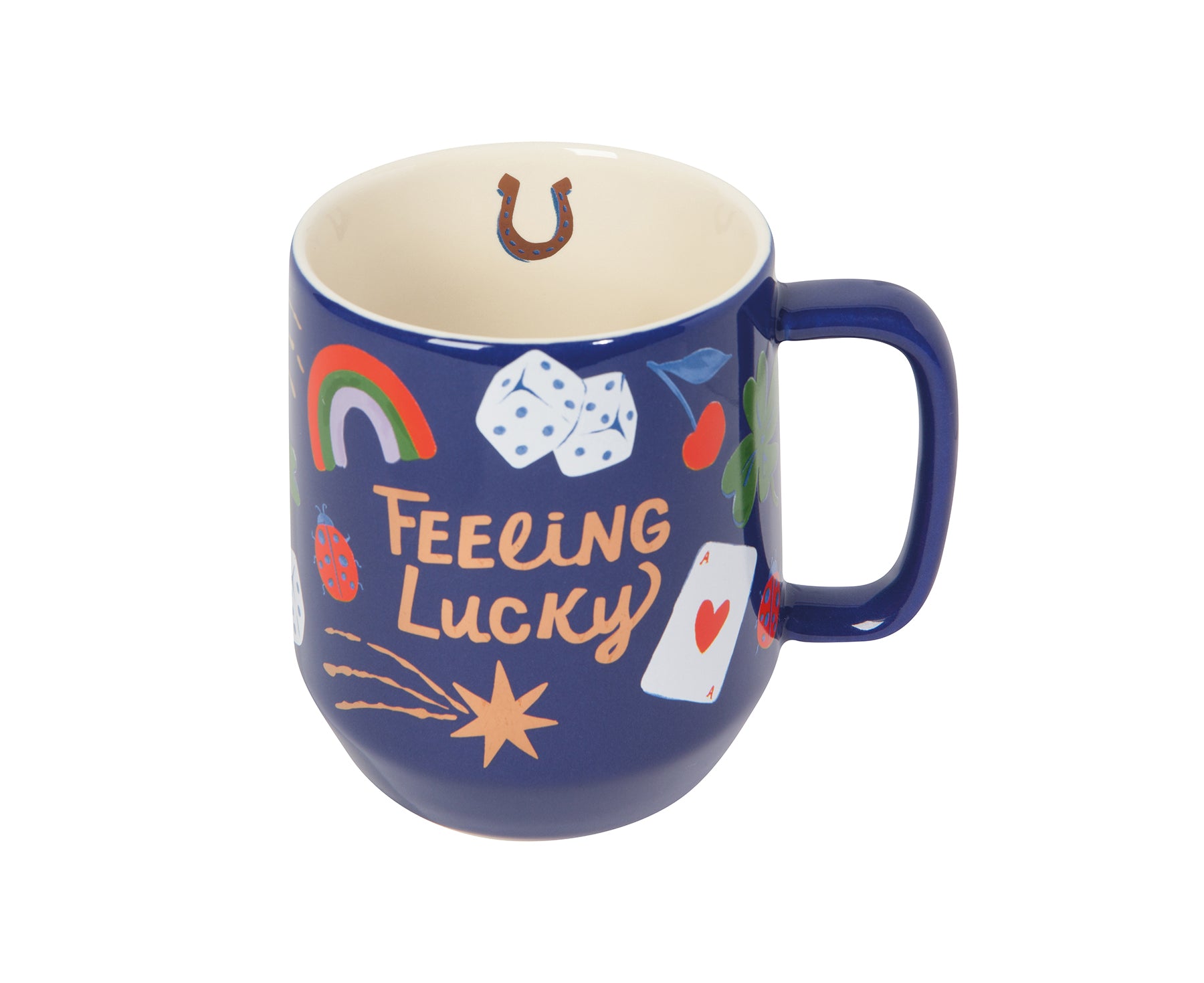 Feeling Lucky Tall Mug by Danica Jubilee