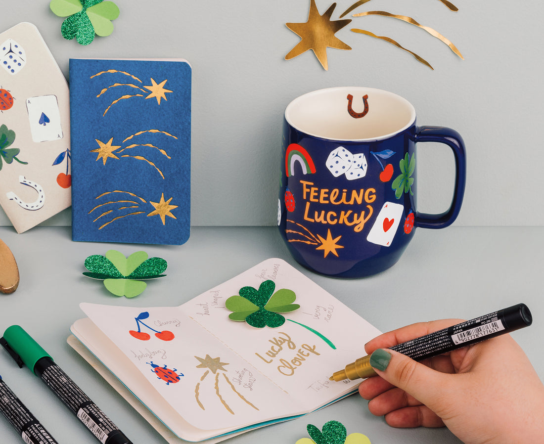 Feeling Lucky Tall Mug by Danica Jubilee