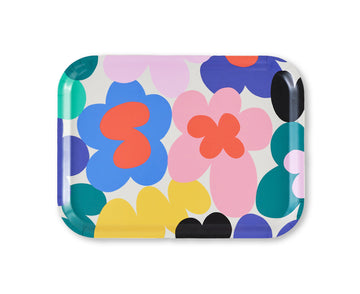 Floral Burst Small Rectangular Tray by Wrap